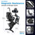Teeter FreeStep Recumbent Cross Trainer Stepper, Zero-Impact Exercise Bike Alternative w/Patented Physical Therapy Stride, Up to 350lb, Free App w/Trainer Workouts