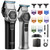 Hair Clippers for Men - 8000RPM Brushless Motor & 440C Steel Blades