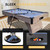 7 FT Pool Table with Premium Accessories, Durable Matte-Black Finish, and Heavy Duty Legs for Modern Adult