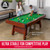 GoSports 7 and 8 ft Pool Tables with Wood Finish - Gray, Black, or Green Felt - Billiards Game Room Table for Adults & Family