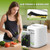 Electric Composter for Kitchen, Large Smart Compost Bin with 2 Carbon Filters