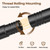 Rolling Garment Rack Sturdy Coat Rack Portable Wardrobe Rack Metal Closet Rack for Bedroom Laundry Living Room, Black