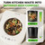 NutriChef 4 Quart Electric Kitchen Composter | Smart Countertop Composter
