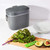 OXO Good Grips EASY-CLEAN COMPOST BIN - CHARCOAL