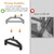 51 to 71" W x 16.53" D x 65" to 71" H Adjustable Rolling Clothes Rack Coat Rack Garment Rack Black