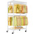 Freestanding Garment Racks with Wheels, Metal Portable Closet Rack 35.5''W × 20.5''D × 80.5''H, Max Load 560Lbs, White