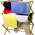 HOME IT Wooden Clothes Drying Rack for Laundry - Collapsible Folding Bamboo Laundry Drying Rack for Drying Clothes