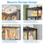 6-Tiers Freestanding Portable Closet Storage Rack 58'' W × 14.6'' D × 76.6'' H, Max Load 800 Lbs, Black