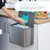 Kitchen Compost Bin with CleanAura, Stainless Steel, Small and Compact Design
