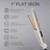 Hair Straightener Iron, Flat Iron Infused with Argan Oil & Keratin