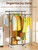 Portable Garment Rack Sturdy Closet Rack Trending Coat Rack for Laundry Bedroom Living Room