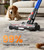 NADALY Cordless Vacuum Cleaner, 550W 45Kpa 65Mins Vacuum Cleaners for Home, Stick Vacuum with LED Display, Anti-Tangle