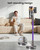 Cordless Vacuum Cleaner 55Kpa/650W/70Mins,1.8L Self Standing Stick Vacuum,Upgraded Vacuum Cordless with Hurricane Mode