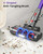 Cordless Vacuum Cleaner 55Kpa/650W/70Mins,1.8L Self Standing Stick Vacuum,Upgraded Vacuum Cordless with Hurricane Mode