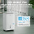 Waykar 80 Pints 2025 Energy Star Dehumidifier for Spaces up to 5,000 Sq. Ft for Basement and Home, Large Room