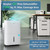 Waykar 150 Pints 2025 Energy Star Dehumidifier with Pump for Spaces up to 7,000 Sq. Ft at Commercial and Industrial Large Room