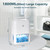 60 OZ Dehumidifiers for Home, Dual-Semiconductor Quiet Dehumidifier with Timer Sleep Mode Auto-Off 7 Colors