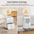 KNKA 2500 Sq.Ft Dehumidifier for Basement with Drain Hose Max 34 Pints, Dehumidifiers for Home, Bedroom
