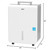 Dehumidifier for Basement,Energy Star Certified for 4500 Sq.Ft Large Room, MAX to 70 Pints/day, included 16.4 Feet Drain Hose and Pump,White