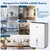 Dehumidifier for Basement,Energy Star Certified for 4500 Sq.Ft Large Room, MAX to 70 Pints/day, included 16.4 Feet Drain Hose and Pump,White