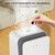 Quiet Portable Dehumidifier with Auto Shut Off, 7-Color LED Light for Basement, Bedroom, Bathroom,Ivory