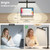 LIONVISON Desk Lamps for Home Office: 2 in 1 Eye-Caring Modern LED Desk Lamp for Worker - 5 Color Temperature 10 Brightness Computer Light