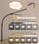 Double Head LED Desk Lamp, Architect Desk Lamps for Home Office, 24W Brightest Workbench Office Lighting-5 Color Modes