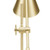 Globe Electric x Novogratz 52887 18" Desk Lamp, Matte Brass Finish, Adjustable Height, Balance Arm, Rotary Switch on Shade