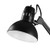 Globe Electric 56963 31.5" Multi-Joint Desk Lamp with Metal Clamp, Black, On/Off Rotary Switch on Shade