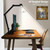 Micomlan 36W Bright Led Desk Lamp with Clamp, 47 Inches Long Architect Desk Lamp Home Office, Dimmable Table Light with Remote