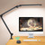 LED Desk Lamp with Clamp, Ultra-Bright Dual Light Architect Desk Light with Adjustable Swing Arm, Eye-Caring 4 Color
