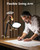 Desk Lamp with Clamp for Home Office, 2000LM, 15W, CRI >97.8 Zoom Lighting for Video Calls, 3 Colors & 10 Brightness
