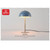 Globe Electric 52942 15" Blue Desk Lamp with Brass Accents, in-Line On/Off Rocker Switch, Ideal for Bedroom, Office Decor