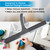 OttLite LED Desk Lamp with Sturdy Clamp - Extra Wide Lighting, Dimmable with 5 Brightness Settings & Energy Efficient