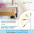 OttLite LED Desk Lamp with Sturdy Clamp - Extra Wide Lighting, Dimmable with 5 Brightness Settings & Energy Efficient
