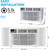GarveeHome 10000 BTU Window Air Conditioner with WiFi, Up to 450 Sqf for Small Rooms with Cooling, Remote & 4 Fan Speed, Quiet Operation, Perfect for Small Bedroom or Living Room, White