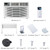 MERXENG 8000 BTU Window Air Conditioner – Energy Efficient, Quiet Operation, Remote Control, Dehumidifier, Easy Installation, 115V – For Rooms Up to 650 Sq.Ft – WiFi Plus