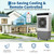 GarveeTech Evaporative Air Cooler with Remote & Timer, 3500 CFM Portable Swamp Cooler Fan with 8.4 Gal Water Tank, 3 Speeds, 120° Oscillation, Blows Cold Air for Home Office Workshop Garage