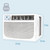 Keystone 18,000 BTU Window Air Conditioner and Dehumidifier, 230V, Window Unit Air Conditioners for Apartment, Living Room, Bedroom, Large Rooms up to 1000 Sq.Ft., Window Air Conditioner with Remote