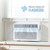 Keystone 12,000 BTU Window Mounted Inverter Air Conditioner with Quiet, High Efficiency Operation and Remote, Window AC Unit for Apartment, Living Room, Bedroom, Medium Rooms up to 550-Sq. Ft.