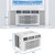 Garvee 8000 BTU Window Air Conditioner Unit with Remote Control, Cools Rooms Up to 350 Sq ft, 3 Cooling & Fan Speeds Quiet Operation, Digital Display, Easy Install Kit, for Bedroom, Office