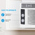 5000 BTU Window Air Conditioner, Mechanical Control Panel Window AC Unit Cools up to 150 Sq. Ft, Low-Noise & Energy Saver for Bedroom, Office, Dorm (Quick-Install Kit)​
