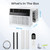Electactic 12000BTU U-Shaped Window Air Conditioner,AC Window Unit Cools up tp 550 Sq.Ft, 3-in-1 Air Condtioner Unit with Full Window View,Energy-saving,6 Modes,24H Timer, White