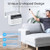 Electactic 12000BTU U-Shaped Window Air Conditioner,AC Window Unit Cools up tp 550 Sq.Ft, 3-in-1 Air Condtioner Unit with Full Window View,Energy-saving,6 Modes,24H Timer, White