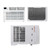 Electactic Window Air Conditioner, 12000 BTU Window AC Unit, Cooling Room 550sq.ft, Fast Cooling, 24H Timer, Dehumidifier Mo, Energy Saving, Remote Control for Living Room, Bedroom, Office