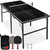 Best Choice Products 6x3ft Portable Ping Pong Table, Mid-Size Folding Indoor Outdoor Table Tennis w/ 2 Paddles, 4 Balls Included, Carrying Bag - Black
