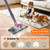 ScrubWiz 10-in-1 Steam Cleaner, Steam Mop with Detachable Handheld Steamer, 320ml Water Tank, 10s Fast Heating, Portable Steamer for Cleaning Floor, Tiles, Kitchen, Window, BBQ Grill, Car, Gray