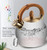 2.64 Quart Food Grade Stainless Steel Induction Whistling Tea Kettle for Stove Top