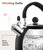 Premium Stainless Steel Tea Kettle for Stove Top - 2 Quart Classic Stovetop Teapot