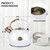 SUSTEAS Stove Top Whistling Tea Kettle - Food Grade Stainless Steel